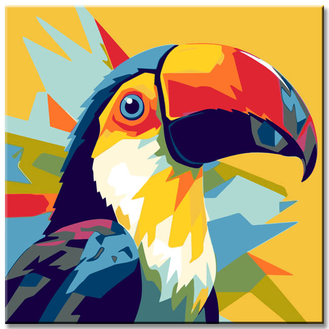 Super Toucan - Painting by Numbers