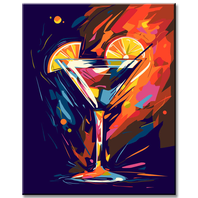 Martini - Paint by Numbers