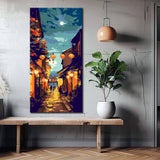 Painting by numbers Asia Chinese lanterns in the evening