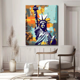 Painting by Numbers Abstract Statue of Liberty
