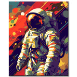 Astronaut in Space I Painting by Numbers