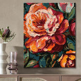 Bright Peonies Nearby: Painting by Numbers