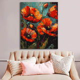 Magnificent poppies: painting by numbers