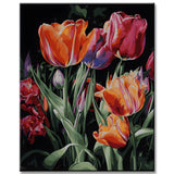 Dreamy Tulips Painting by Numbers