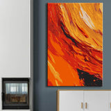 Painting by Numbers: Vibrant texture using spatula technique