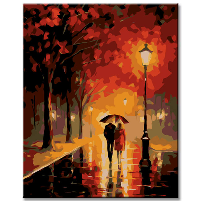 Paint by Numbers Hyde Park in Autumn