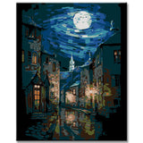 Dreamy Seascape - Painting by Numbers