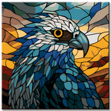 Harpy Eagle in Tiffany Style - Paint by Numbers