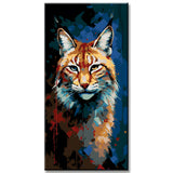 Wild Cat Painting by Numbers