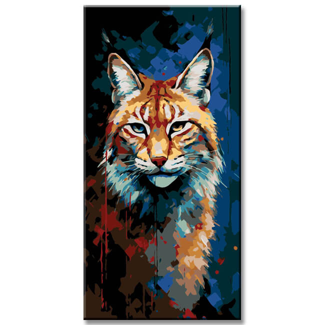 Wild Cat - Painting by Numbers