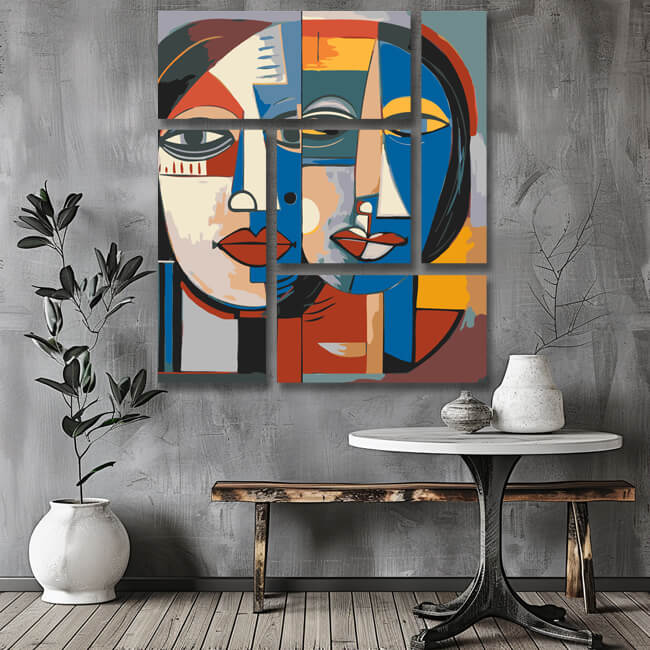 Painting by Numbers New Art Faces 5-Panel