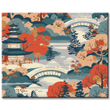 Painting by Numbers Japanese Garden Flowers