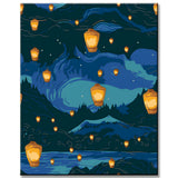 Lantern Lights Paint by Numbers