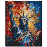 Painting by Numbers Statue of Liberty New York City