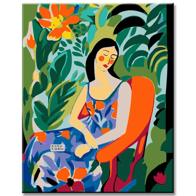 Fauvism Style Canvas ArtVibrant Still Life for Your Picture Wall 4-Panel
