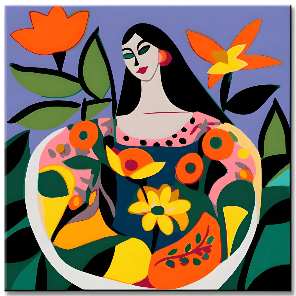 Matisse Style Art Paint by Numbers
