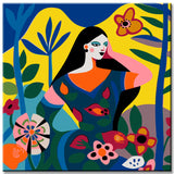 Work of art à la Matisse - painting by numbers