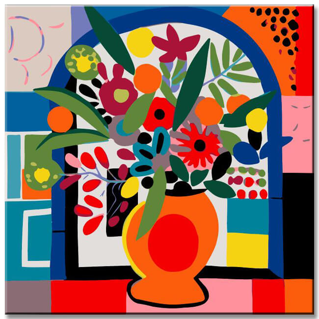 Simply colorful - painting by numbers