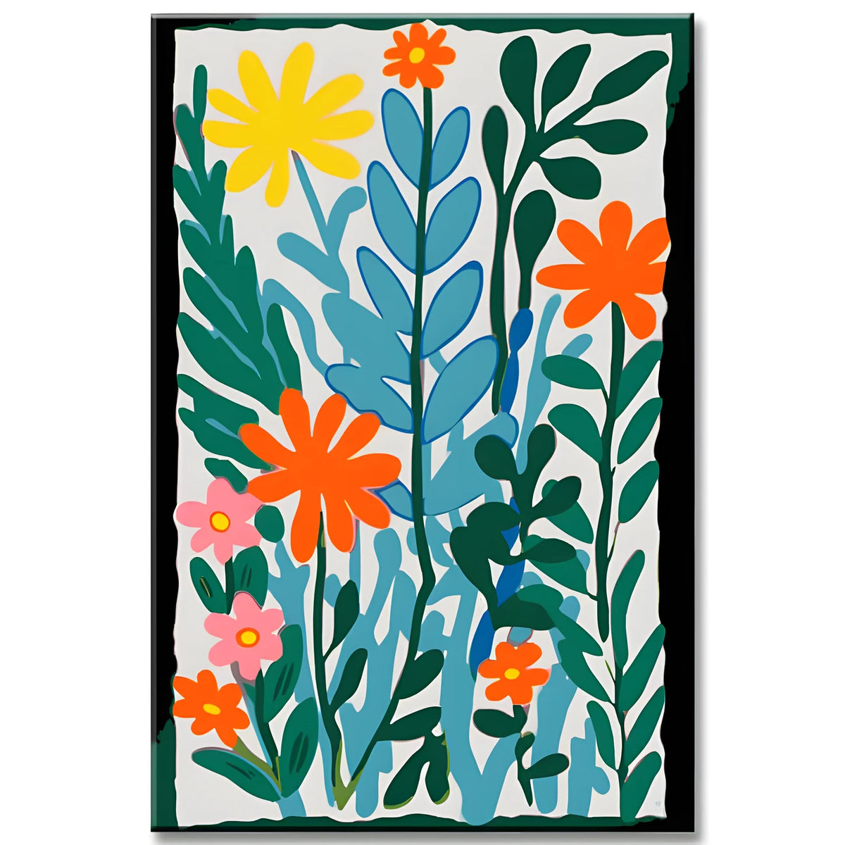 isolated Gouache Paint by Numbers