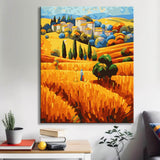 Tuscany Landscape Painting by Numbers