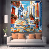 Old Town Alley Greece Painting by Numbers