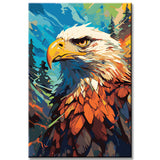 Flying Eagle Portrait Painting by Numbers