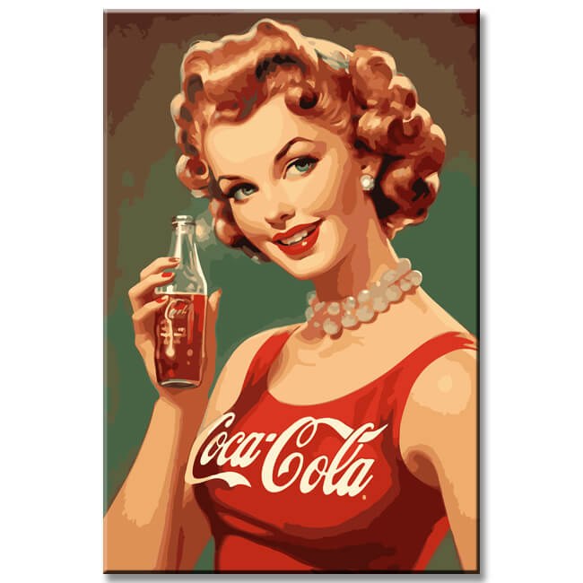 Historical Advertising Poster Paint by Numbers