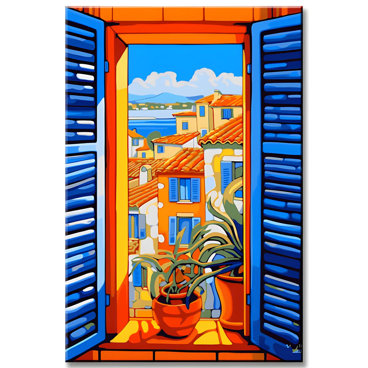 italy Capri in Summer Painting by Numbers