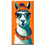 Llama Portrait Painting by Numbers