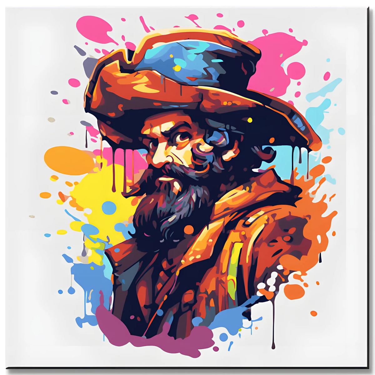 Painter Portrait Painting by Numbers