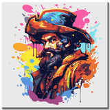 Painter Portrait Painting by Numbers