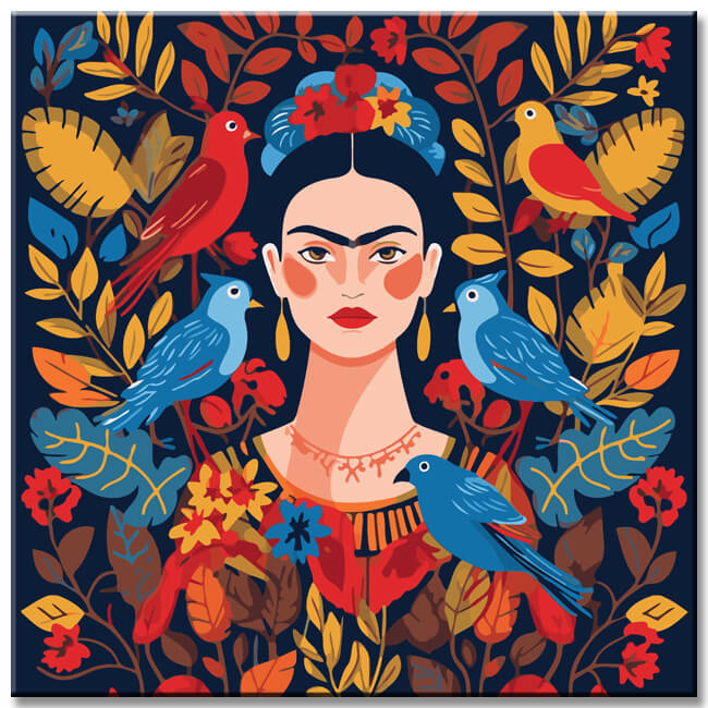 Russian Artist Portrait Paint by Numbers