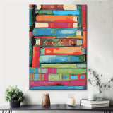 Stacked Books Art Painting by Numbers