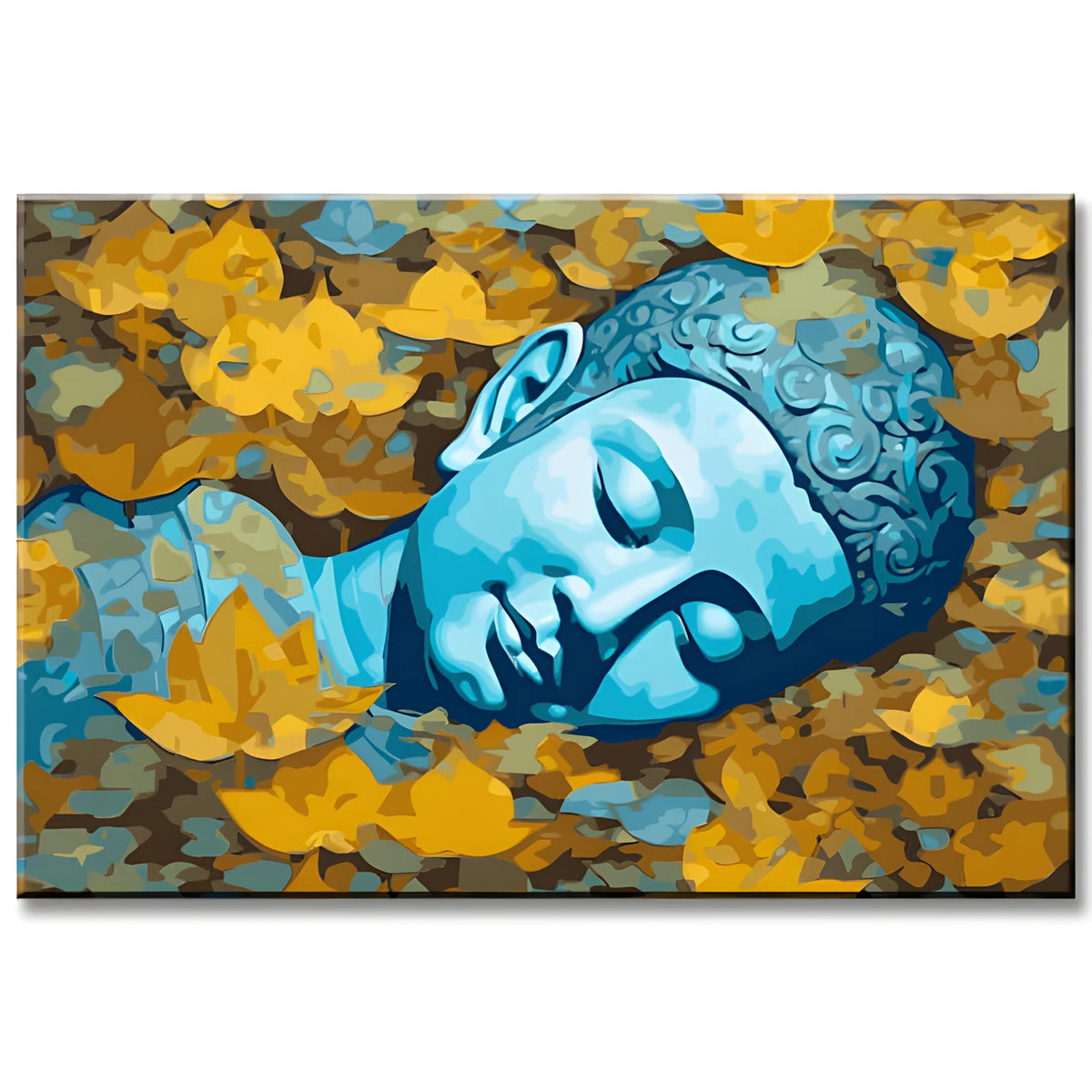 Sleeping Buddha Statue Painting by Numbers