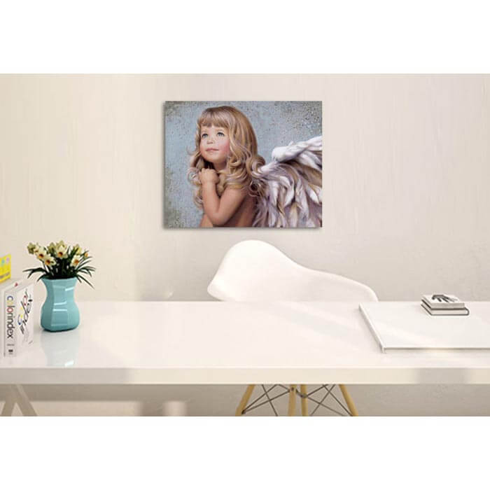 Painting by numbers angels