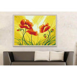 Paint by numbers poppies