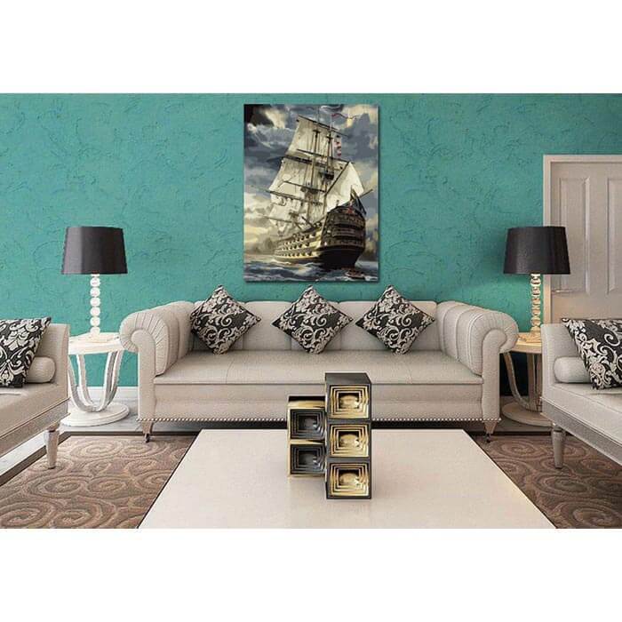 Painting by numbers windjammer