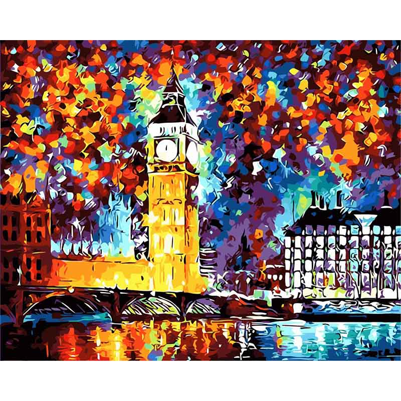 Paint by Numbers for Adults Big Ben London