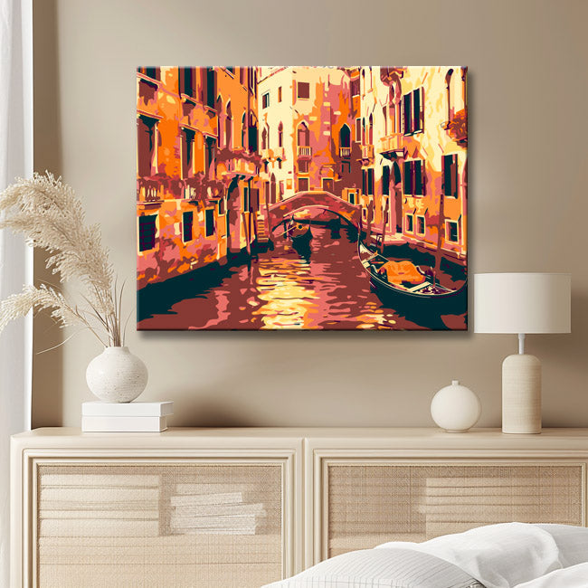 Painting by numbers canal