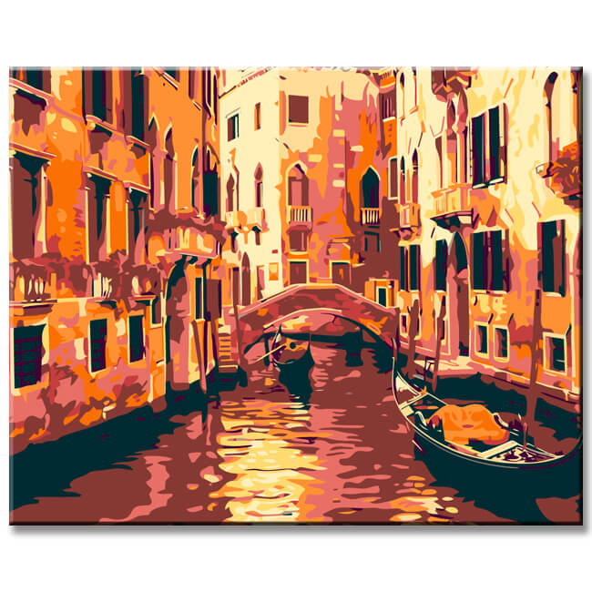 Painting by numbers canal