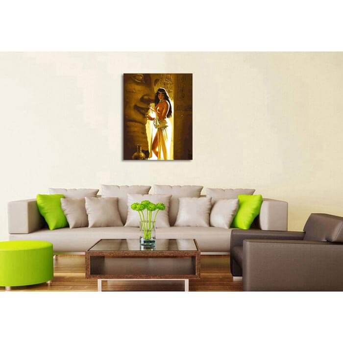 Painting by Numbers Nude Woman in The Temple