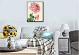 Painting by Numbers Flowers Pink Rose