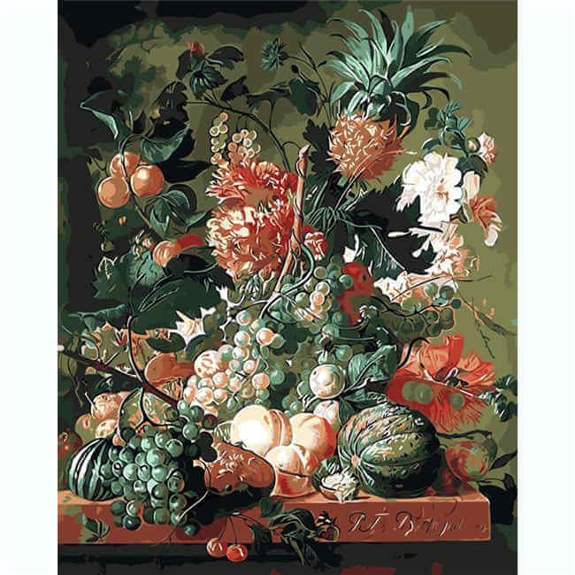 Painting by Numbers Still Life Fruit