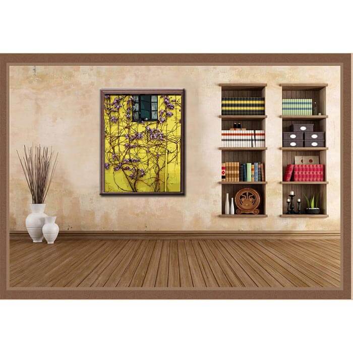 Paint by numbers climbing plant purple