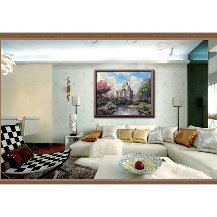 Painting by numbers dream castle