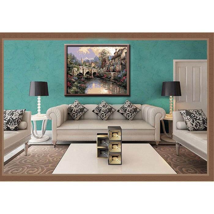 Paint by Numbers French Village