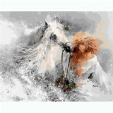 Painting by Numbers Horse in Waves