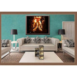 Paint by Numbers Flame Ribbon