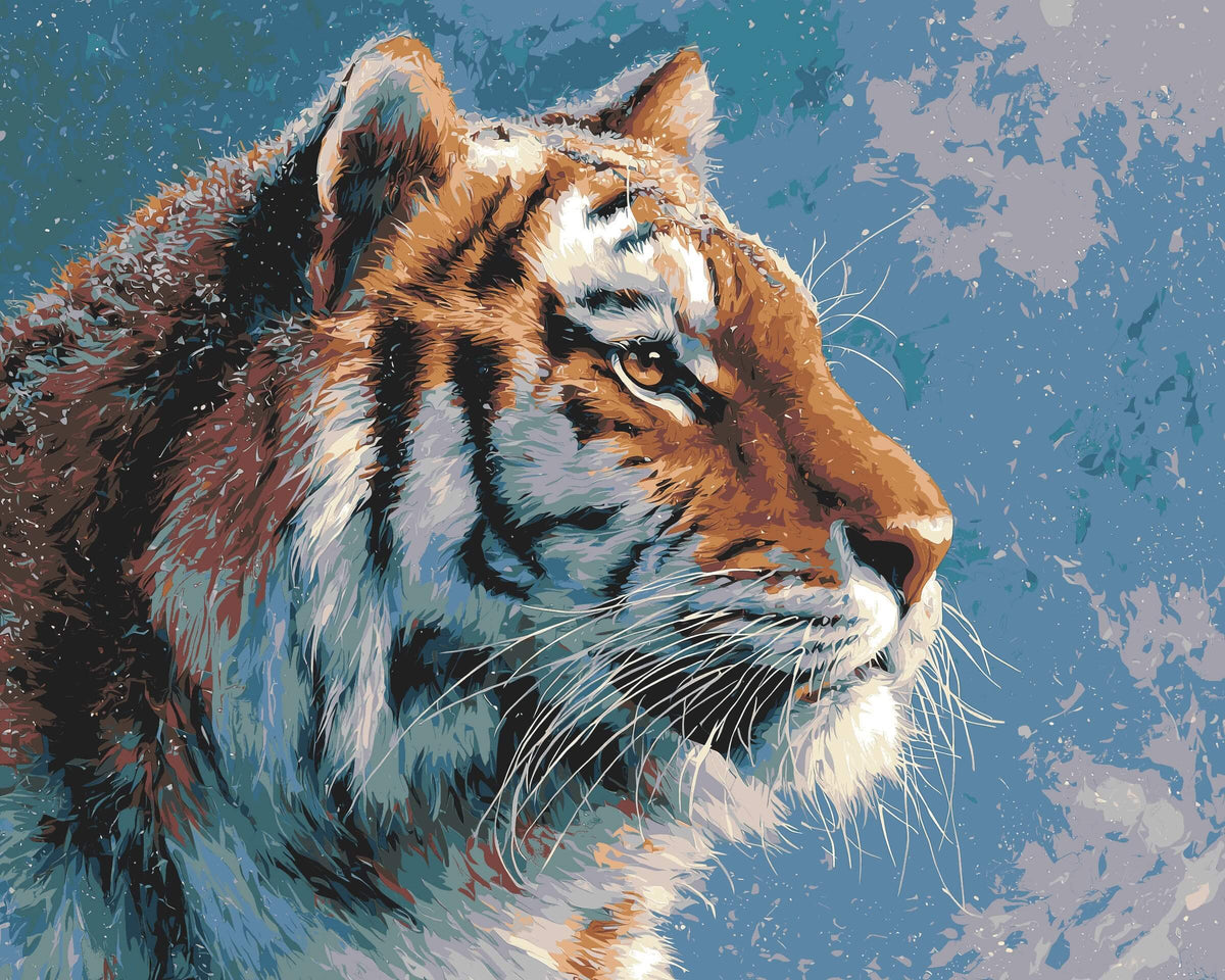 Painting by Numbers Pictures Tiger Animals