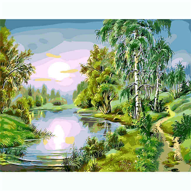 Painting by Numbers River  Motifs